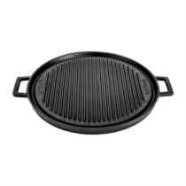 Grill rotund fonta, reversibil, 34 cm - LAVA