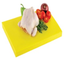 Tocator plastic, 40 x 40 cm, grosime 4 cm, Galben - Viejo Valle