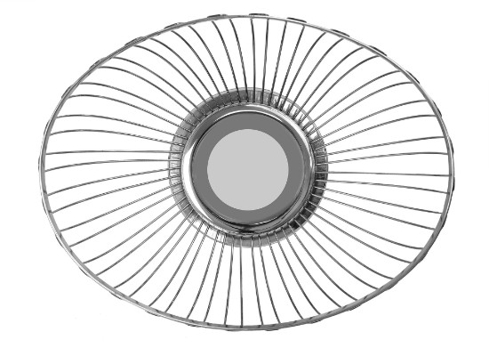 Cos oval pentru servire, inox, 29x20cm - Zokura