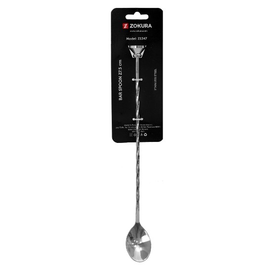 Lingura cocktail, inox, 27,5 cm - Zokura