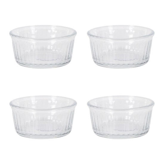 Set 4 boluri ramekin, sticla, 8,5cm - Duralex