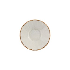 Farfurioara pentru ceasca de ceai, portelan, 12cm, "Seasons", Gri - Porland