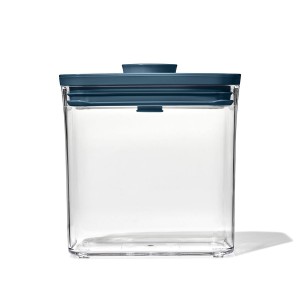 Set caserole 3 piese, din plastic, "POP", Storm Blue - OXO