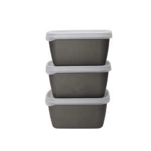 Set 3 caserole, bioplastic, 900ml - Natural elements