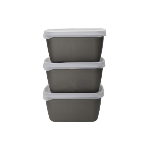 Set 3 caserole, bioplastic, 900ml - Natural elements
