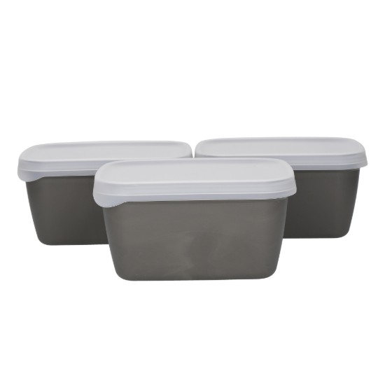 Set 3 caserole, bioplastic, 900ml - Natural elements