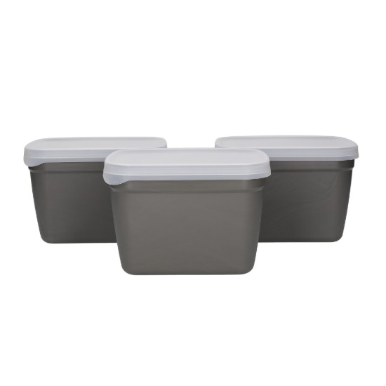 Set 3 caserole, bioplastic, 1200ml - Natural elements