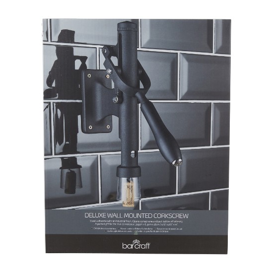 Tirbuson de perete, metal, 26 x 31,5 cm, "Bar Craft" - Kitchen Craft