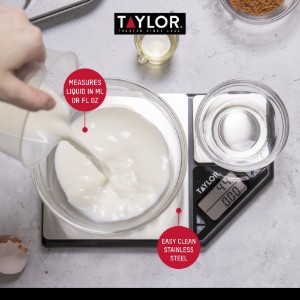 Cantar dual digital de bucatarie, 500g/5kg - Taylor Pro