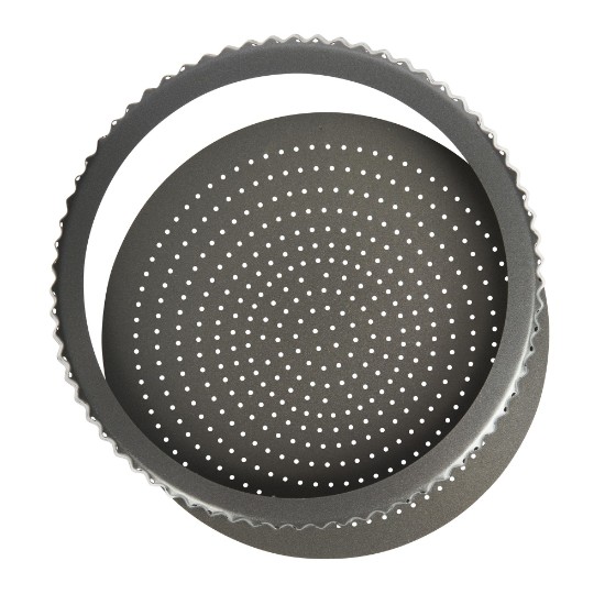 Forma perforata pentru tarta, otel, 28cm, "Master Class" - Kitchen Craft