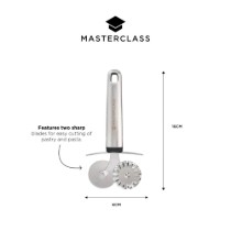 Feliator dublu aluat, inox, 16cm, "Master Class" - Kitchen Craft