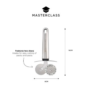 Feliator dublu aluat, inox, 16cm, "Master Class" - Kitchen Craft