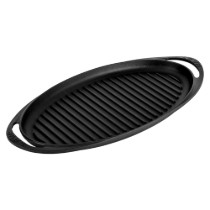 Tava grill ovala, fonta, 40x23 cm - LAVA