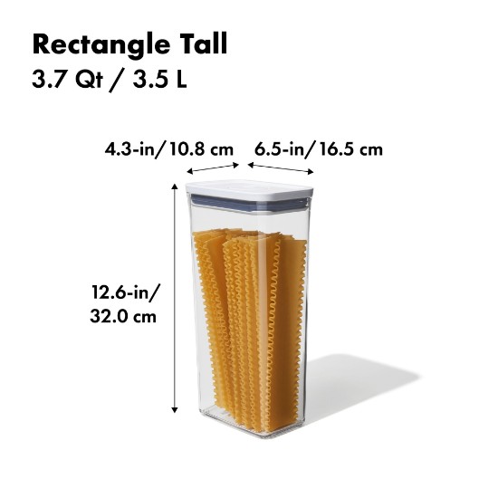 Caserola dreptunghiulara, 16 x 11 x 32 cm, 3,5 l - OXO