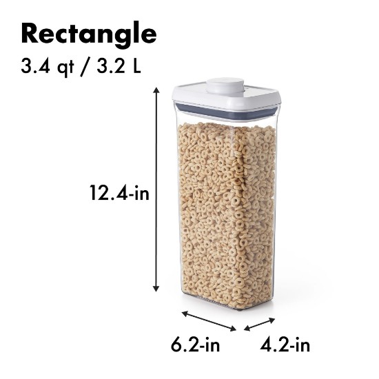 Recipient pentru cereale 10,6 x 15,7 x 31,5 cm, 3,2 L - OXO