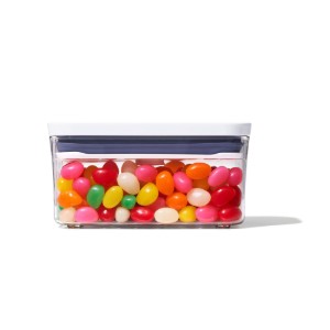 Caserola dreptunghiulara, plastic, 16 x 11 x 8 cm, 0,6L, "POP" - OXO