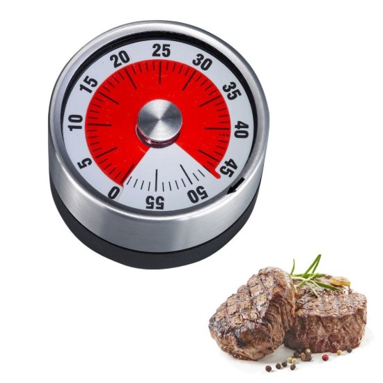 Cronometru mecanic, inox, "Futura" - Westmark