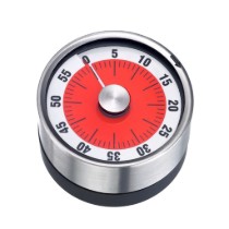 Cronometru mecanic "Futura", inox - Westmark
