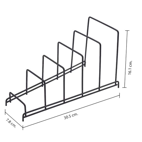 Suport vase, fier forjat, 30,5x7,8x16,1cm - Zokura