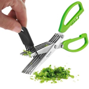Foarfeca verdeata cu 5 lame, inox - Westmark
