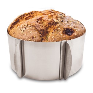 Inel reglabil tort, inox, 16/30x8,5cm - Zokura