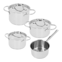 Set mini-cratite, 7 piese, inox, "Mini 3" - Demeyere