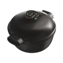 Oala Cocotte, ceramica, 26,5cm/4L, "Delight", Slate - Emile Henry