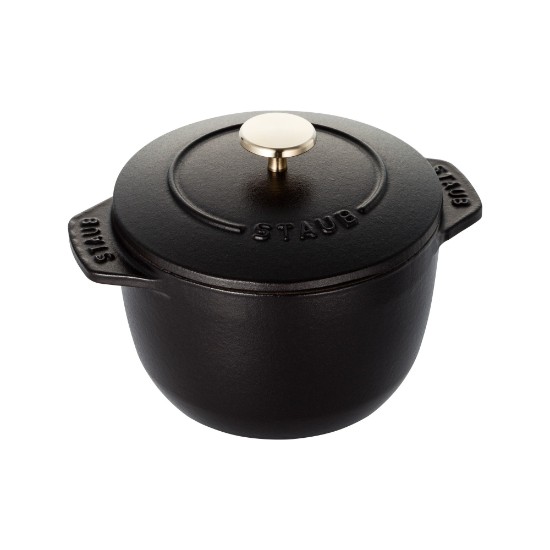 Mini-oala Cocotte orez, fonta, 12cm/0,75L, Black - Staub