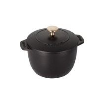 Oala Cocotte orez, fonta, 16cm/1,75L, Black - Staub