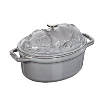 Oala Cocotte cochon, fonta, 17cm/1L, Graphite Grey - Staub