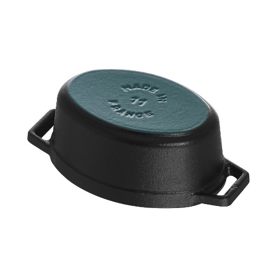 Mini-oala Cocotte, ovala, fonta, 11cm/0,25L, Black - Staub