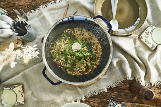 Tigaie wok, fonta, 30cm, Dark Blue - Staub