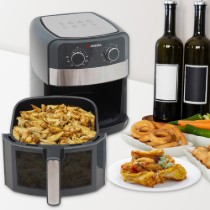 Friteuza cu aer cald, 6,3L, 1350W - Zokura