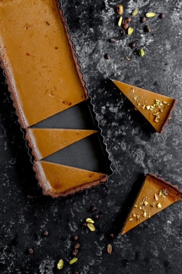 Forma pentru tarta flan, otel, 36 x 13 cm - MasterClass