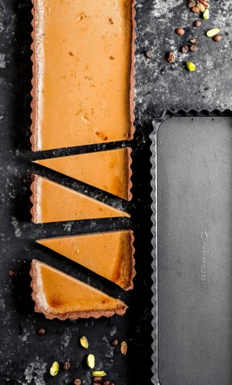 Forma pentru tarta flan, otel, 36 x 13 cm - MasterClass