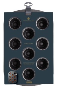 Forma briose/canneles de Bordeaux, otel, 32,5 x 22 cm, "Master Class" - Kitchen Craft