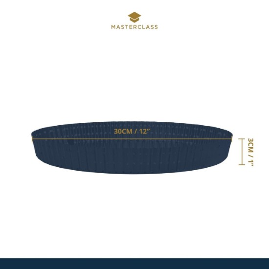 Forma perforata pentru tarta, otel, 30 cm, "Master Class" - Kitchen Craft