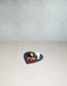 Platou servire aperitive, inima, ardezie, 25 cm, "Artesa" - Kitchen Craft