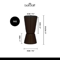 Pahar dublu masura pentru cocktail, inox, 25/50 ml, Cupru, "Bar Craft" - Kitchen Craft