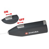 Mixer cu stand pentru spumarea laptelui, inox - Zokura