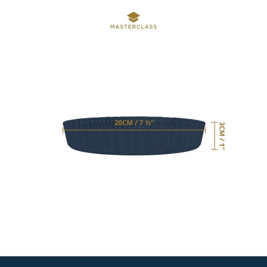 Forma perforata pentru tarta, otel, 20 cm, "MasterClass" - Kitchen Craft
