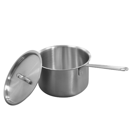 Mini-cratita, inox, cu capac 10cm/0,41L, "Commichef" - Grunwerg