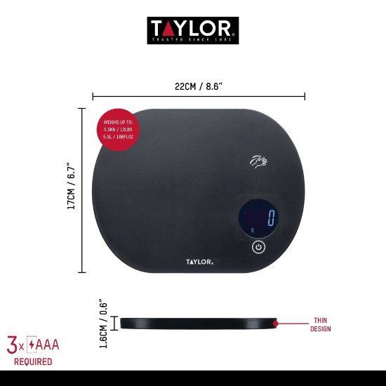 Cantar bucatarie, 5,5kg, "Taylor Pro" - Kitchen Craft