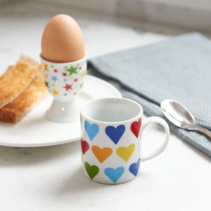 Ceasca espresso, portelan, 80ml, "Hearts" - Kitchen Craft