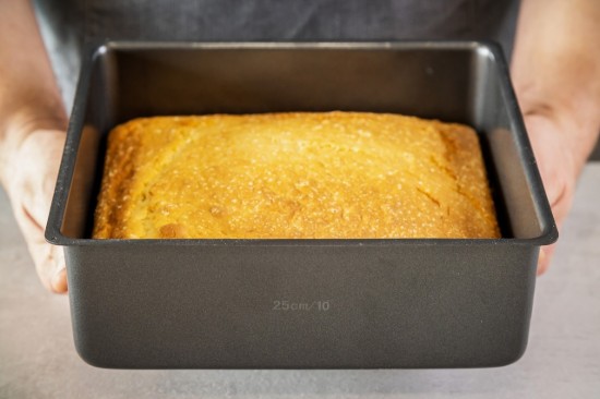Tava patrata adanca, otel, 25 x 25 cm, "MasterClass" - Kitchen Craft