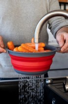 Strecuratoare pliabila, 24cm, rosu - Kitchen Craft