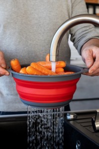 Strecuratoare pliabila, 24cm, rosu - Kitchen Craft