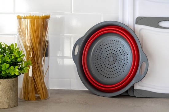 Strecuratoare pliabila, 24 cm, Rosu - Colourworks