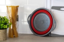 Strecuratoare pliabila, 24cm, rosu - Kitchen Craft