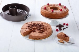 Forma de copt rotunda detasabila, otel carbon, 26cm, "Asimetria" - Pyrex